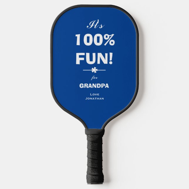 Raquette De Pickleball CADEAU Moderne POUR GRANDPA Cool Script Name Class (Recto)