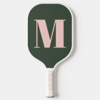 Cadeau Moderne Rose et Vert Monogramme pour Elle