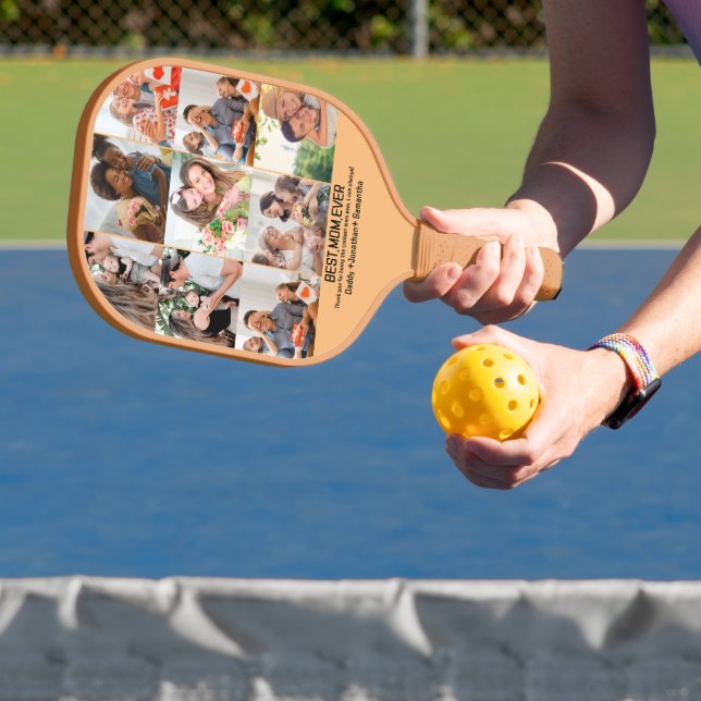 Raquette De Pickleball Cadeau Pour Meilleure Maman Toujours Famille Photo (Insitu)