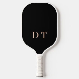 Raquette De Pickleball Cadre Dirigeant DT Monogramme Or Présidentiel Élég