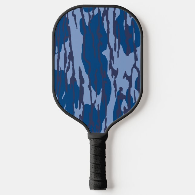 Raquette De Pickleball Camo bleu Motif militaire Camouflage bleu (Recto)