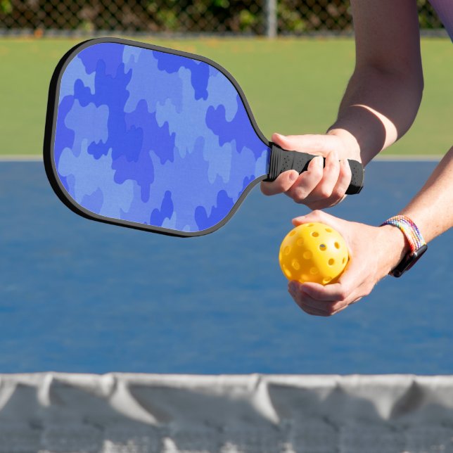 Raquette De Pickleball Camouflage bleu (Insitu)