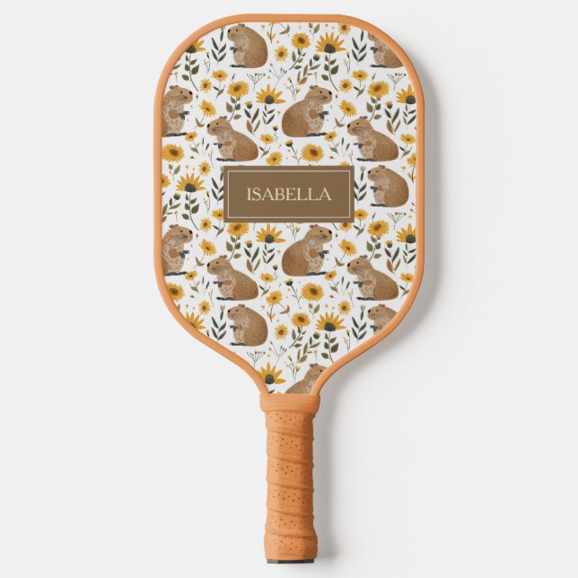 Raquette De Pickleball Capybara Mignon (Recto)
