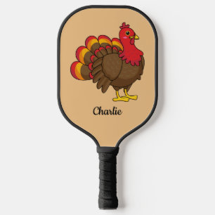 Raquette De Pickleball Caricature mignonne Turquie   Personnaliser