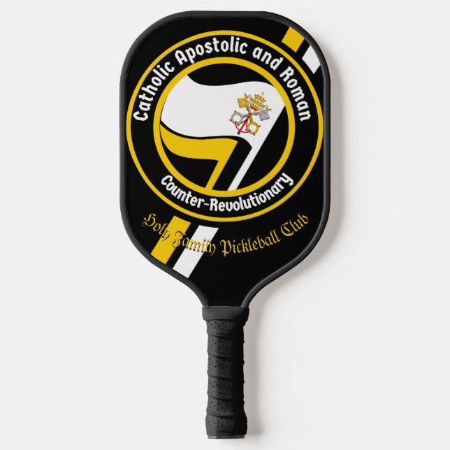 RAQUETTE DE PICKLEBALL CATHOLIQUE DU COMMERCE (Recto)