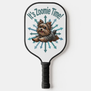 Raquette De Pickleball C'est l'heure de Zoomie Yorkshire Terrier