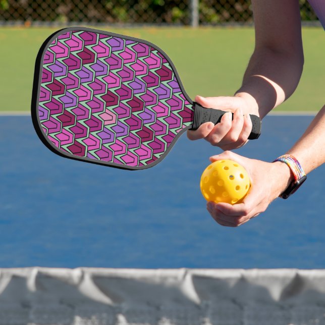 Raquette De Pickleball Champ de tulipe pourpre (Insitu)
