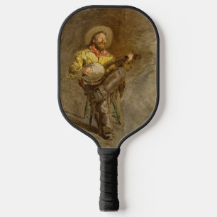 Raquette De Pickleball Chanter Espagnol Cowboy à Banjo jouer à la chanson