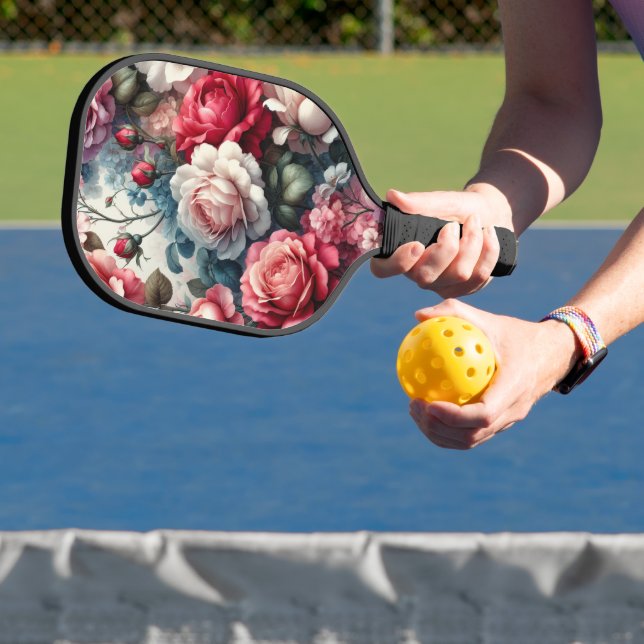 Raquette De Pickleball Charme floral de la rose intemporelle (Insitu)