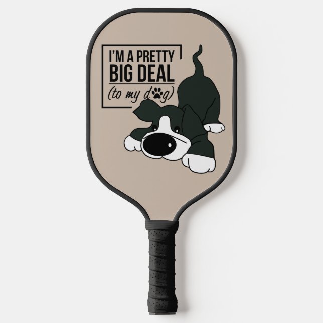 Raquette De Pickleball Chien cousu (Recto)