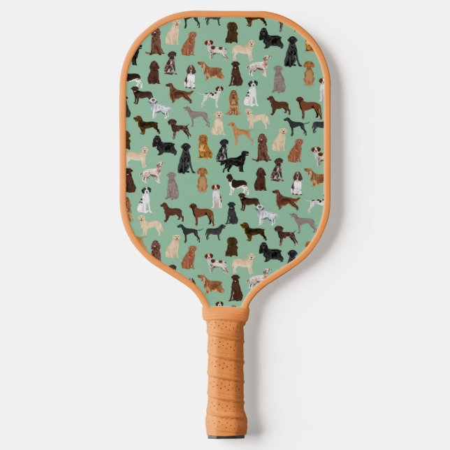 Raquette De Pickleball Chiens de sport (Recto)