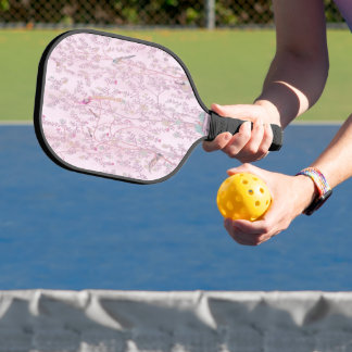 Raquette De Pickleball Chinoiserie rose