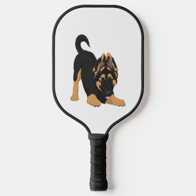 Raquette De Pickleball Chiot berger allemand (Recto)