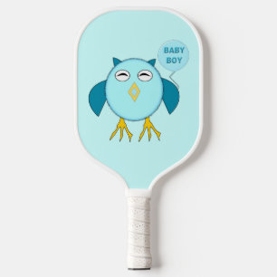 Raquette De Pickleball Chouette Bébé Bleu Cute
