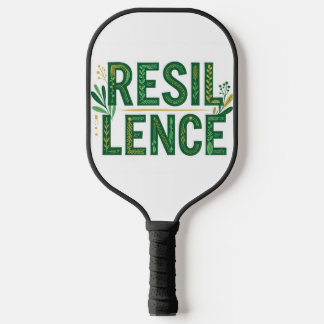 Raquette De Pickleball Citation de résilience botanique esthétique Pickle