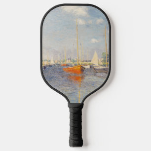 Raquette De Pickleball Claude Monet. Bateaux rouges, Argenteuil