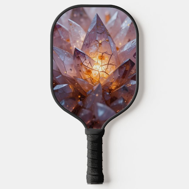 Raquette De Pickleball Coeur cristal radiant (Recto)