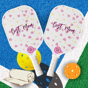 Raquette de Pickleball Cœurs Roses Mignons Cadeau