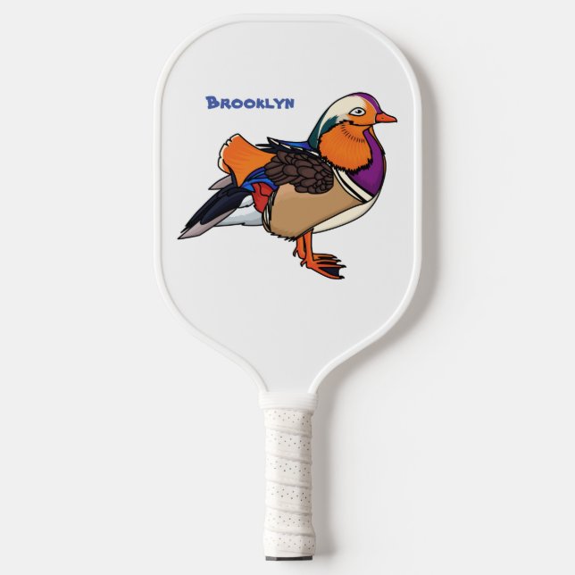 Raquette De Pickleball Colorful mandarin duck (Recto)
