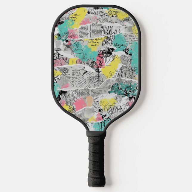 Raquette De Pickleball Colorful Urban Graffiti Pattern (3) (Recto)