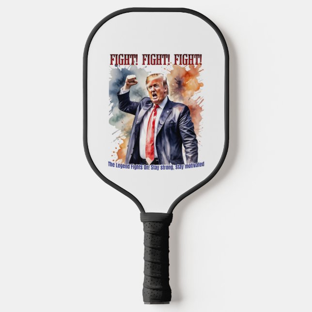 Raquette De Pickleball Combattez ! Combattez ! Combattez ! Légende de Tru (Recto)