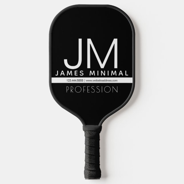 Raquette De Pickleball Conception professionnelle moderne et minimale | N (Recto)