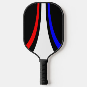 Raquette De Pickleball Conception simple futuriste de la pédale rouge-bla