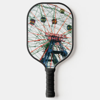 Raquette De Pickleball Coney Island Wonder Wheel Brooklyn New York City