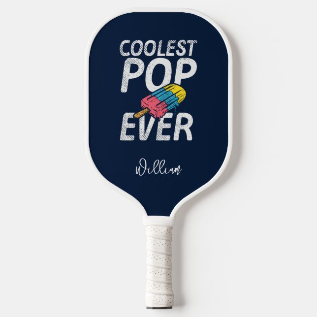 Raquette De Pickleball Cool Papa Summer Popsicle Personnalisé (Recto)