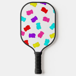 Raquette De Pickleball corbeille à bonbons coloré avec ours gommeux
