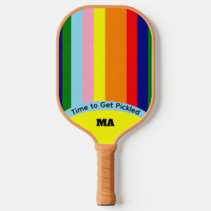 Raquette De Pickleball Couleur Rétro Vive Drôle Cool