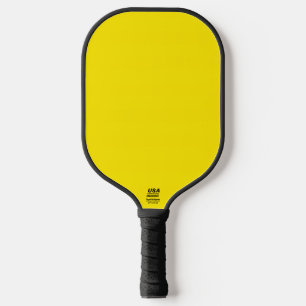 Raquette De Pickleball Couleur uni jaune canari