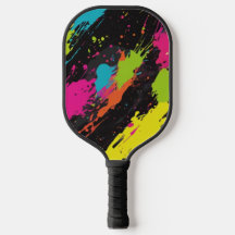 Couleurs néon Retro Paint Splatter