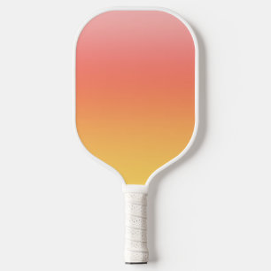 Raquette De Pickleball Couleurs simples - Jaune à Misty Pink ombre