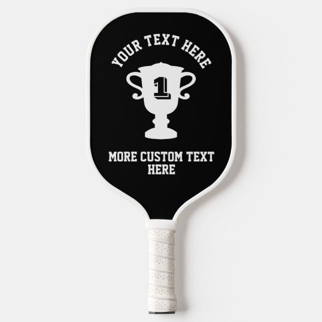 Raquette De Pickleball Coupe trophée de paddle-ball personnalisée pour ch (Recto)