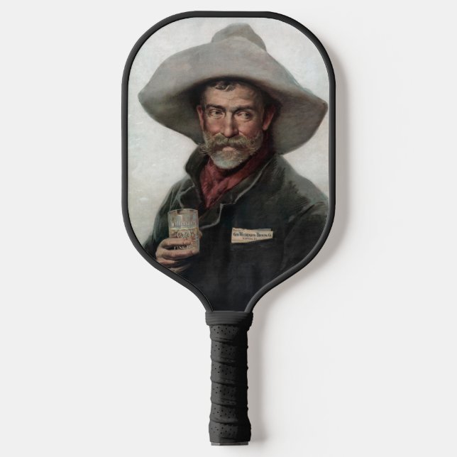 Raquette De Pickleball Cowboy espagnol Ranchero dans le Vieux-Ouest Saloo (Recto)