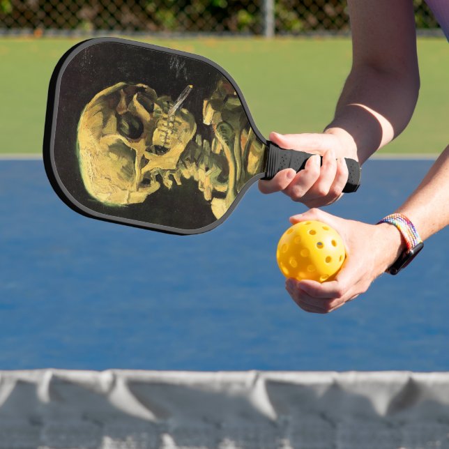 Raquette De Pickleball Crâne avec cigarette brûlante par Vincent van Gogh (Insitu)