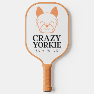 Raquette De Pickleball Crazy Yorkie Run Wild Custom Pickleball Paddles