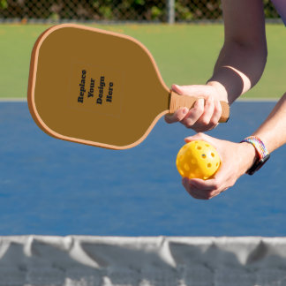 Raquette De Pickleball Create Your Own Brown