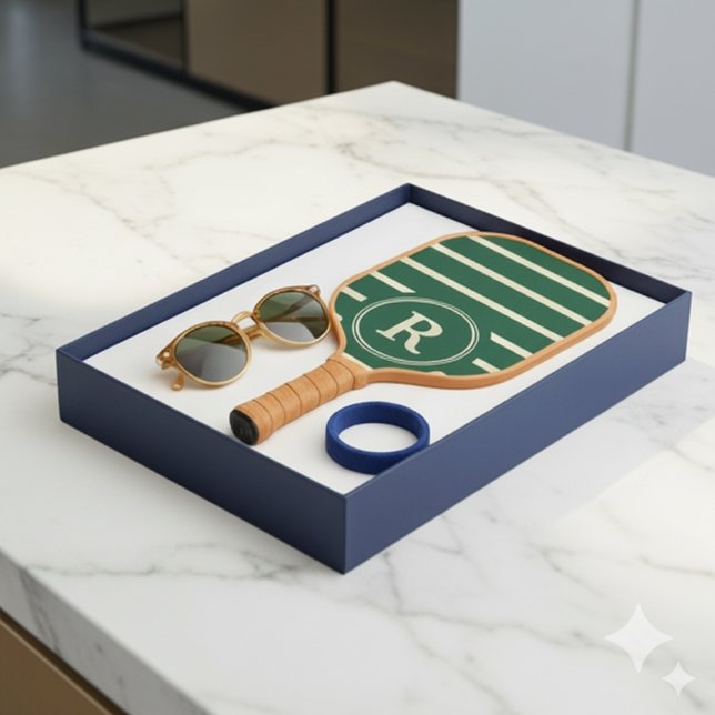 Raquette De Pickleball Create Your Own Custom Name Monogram Design (Créateur téléchargé)