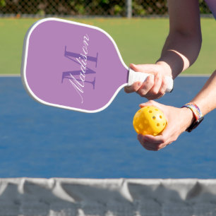 Raquette De Pickleball Créez votre propre nom initial de monogramme