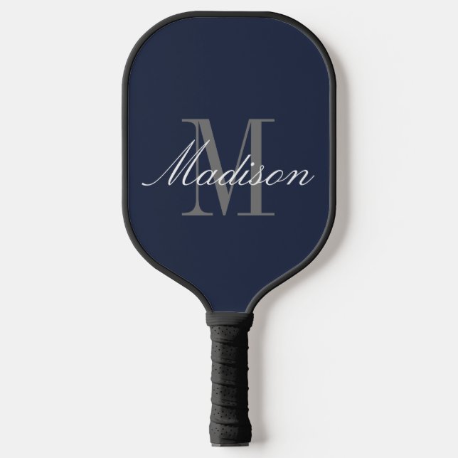 Raquette De Pickleball Créez votre propre nom initial de monogramme (Recto)