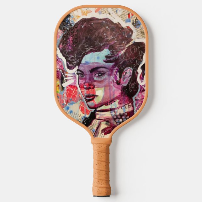 Raquette De Pickleball Croire Monogramme Initial (Recto)