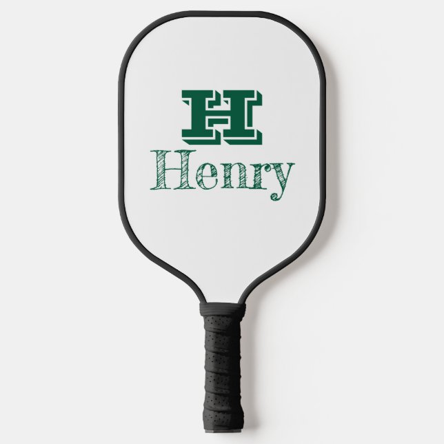 Raquette De Pickleball Custom Monogram With First Name (Recto)