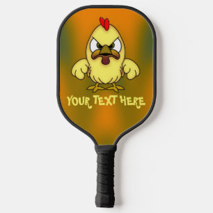 Raquette De Pickleball Cute Angry Baby Chick Personnalisé