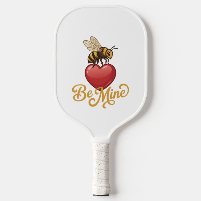 Raquette De Pickleball Cute Be Mine Honeycomb  (Recto)