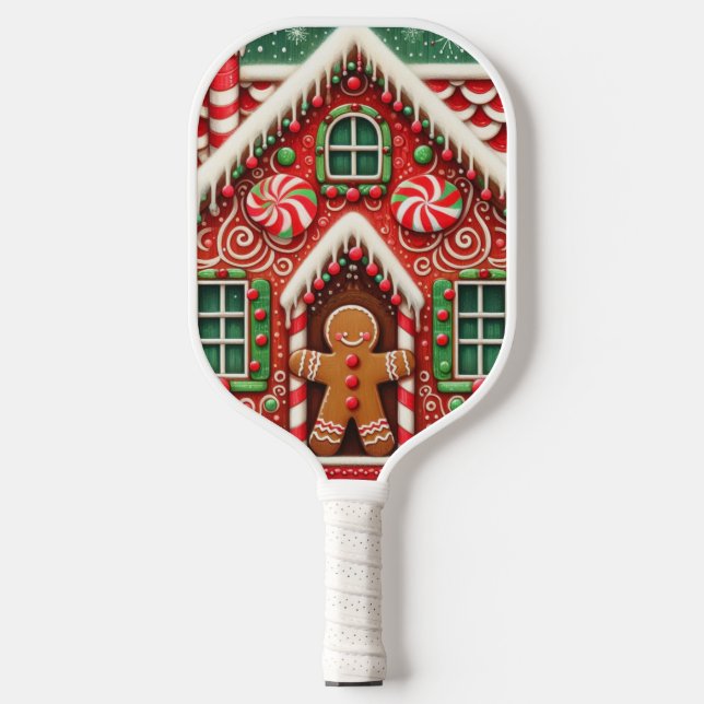 Raquette De Pickleball Cute, blonde, pain d'épice homme & maison (Recto)