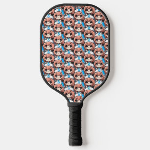Raquette De Pickleball Cute Chibi Nurse - soins de santé, anime, médecine