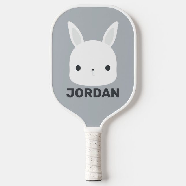 Raquette De Pickleball Cute Little Bunny Rabbit with Personalized (Recto)