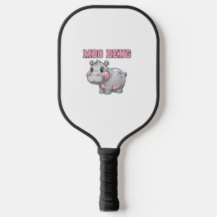 Raquette De Pickleball Cute MOO DENG Baby Pygmy Hippo Girls Besties Crew